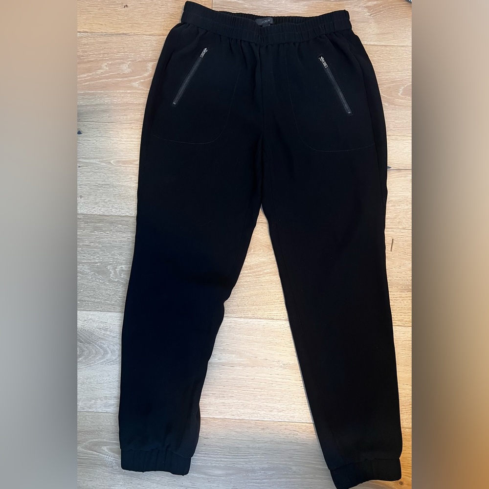J Crew polyester dress pant size 2- sweat-pant style